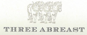Illustration of three draft horses abreast